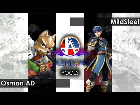 Smash 4: B&B | Osman AD (Fox/Corrin) V MildSteel (Marth) - Ascendance 73 Tournament SSB4