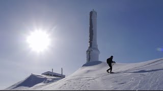 preview picture of video 'Topptur ski Sætertinden 1095 moh - 2015.04.11 - (Tjeldsundet/Harstad/Hinnøya)'