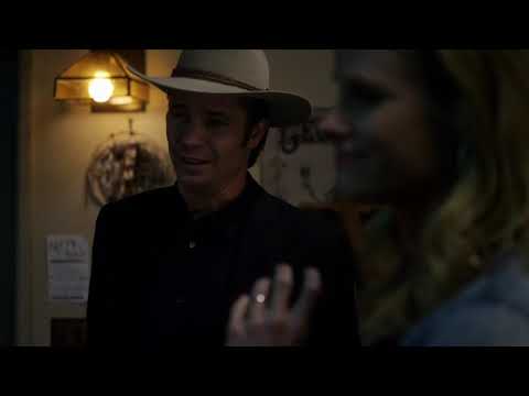 Justified Raylan Shoots Hitman Dressed as a Cop