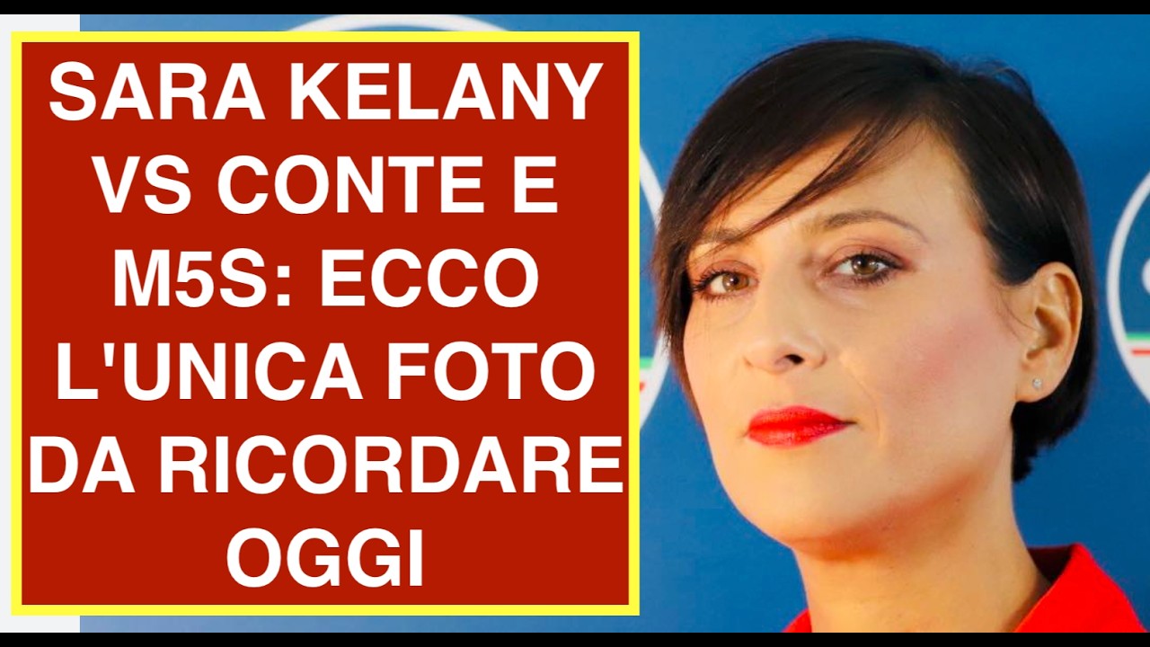SARA KELANY VS CONTE E M5S: ECCO L'UNICA FOTO DA RICORDARE OGGI