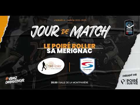 N1 ELITE 2022-2023 J3 - POIRE ROLLER - Le Poiré - SA Merignac (2-4)