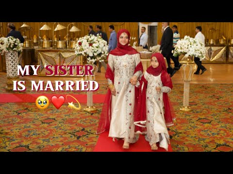 😢💖My Sister is Married | Wedding Reception of Mayeesha Masud | Elder sister of Maryam & Fatima Masud