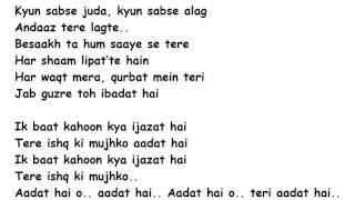 IJAZAT Full Song Lyrics Movie – One Night Stand | Arijit Singh