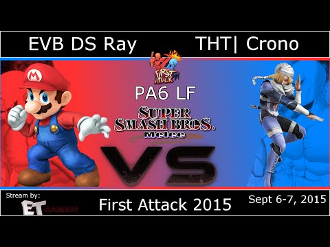 [FA2015] EVB DS| Ray (Mario) VS THT| Crono (Shiek) - Melee Pools A6 LF