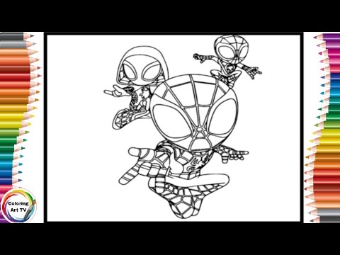 Spidey and His Friends Coloring Pages_Spidey Coloring Rodsyk   Energy Sergius Horizon