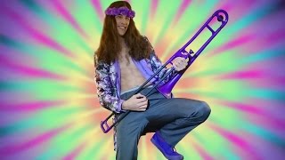 Jimi Hendrix - Purple Haze on a Purple Trombone!!