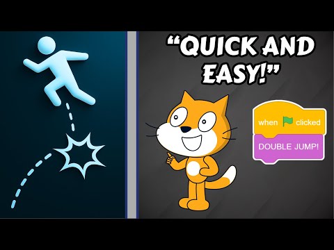 DOUBLE JUMPING in Scratch!🔥 | Just Finished Coding!