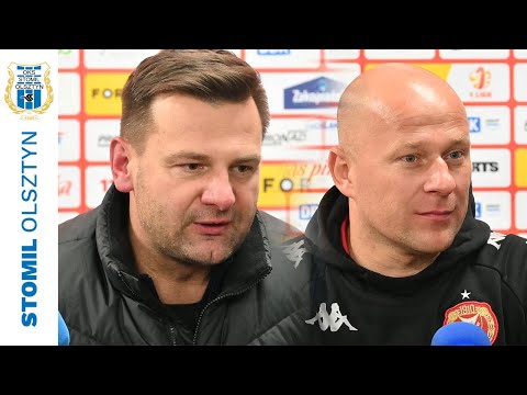 Trenerzy po meczu Stomil Olsztyn - Widzew Łódź 0:2