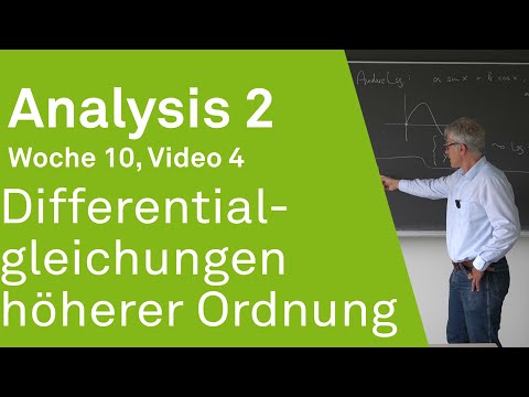 Differentialgleichungen höherer Ordnung | Analysis 2 | Video 10.4