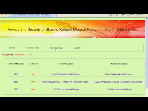 Privacy and Security of Sharing Referral Medical Record for Health Care System