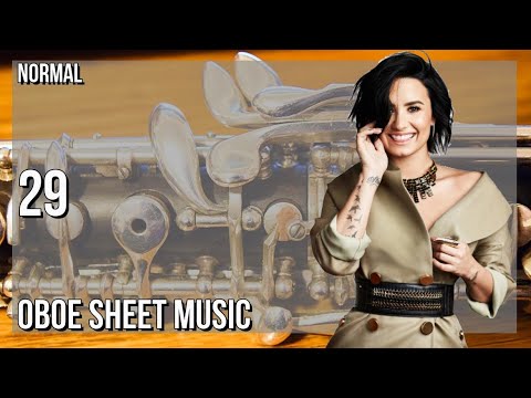 Oboe Sheet Music: How to play 29 by Demi Lovato
