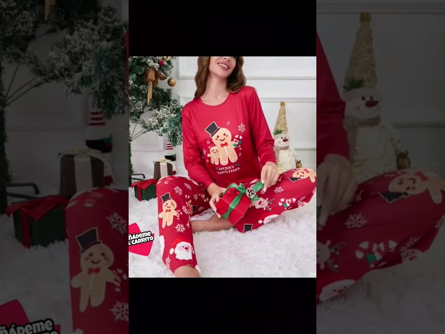 Vídeo relacionado con Tuopuda Pijama Mujer de Navidad Conjuntos de Pijamas Cálida y de Lana Suave Pijama Mujer Invierno con Jersey Manga Larga y Pantalones Regalos para Mujer(Beige,L)