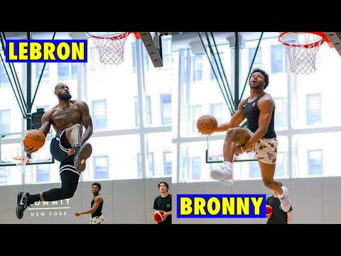 LeBron James, Bronny James & Bryce James WORKOUT TOGETHER!
