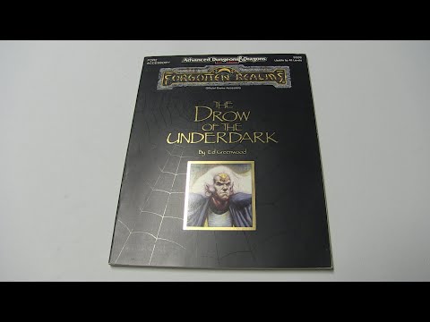 Drow of the Underdark - 2nd Edition Dungeons & Dragons Sourcebook Review