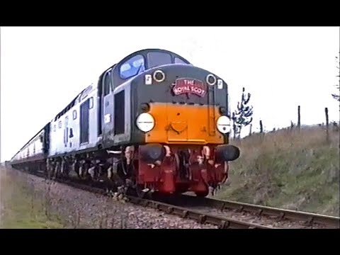 RD21694c(vid).  D306 'Atlantic Conveyor' on the Nene Valley Railway in 1994.