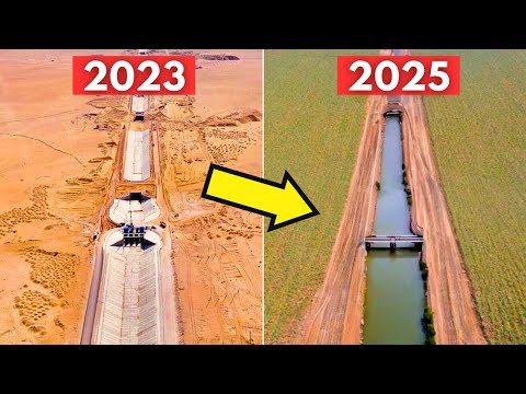 Unbelievable! Egypt Is Building A 100Km RIVER In the DESERT