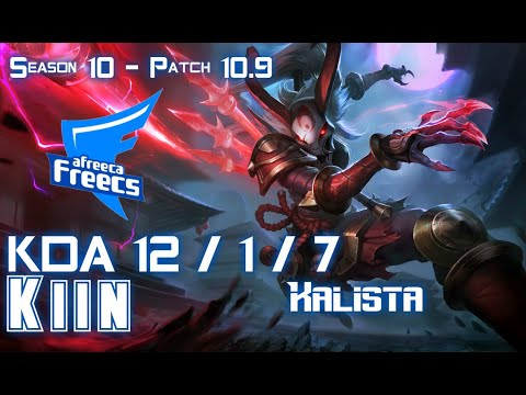 AFs Kiin KALISTA vs JAYCE Top - Patch 10.9 KR Ranked