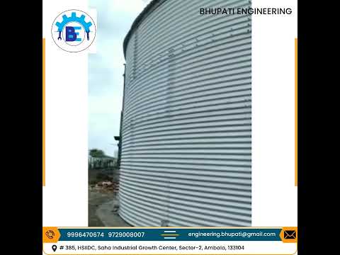 Bhupati engineering prefabricated zinc aluminium water stora...