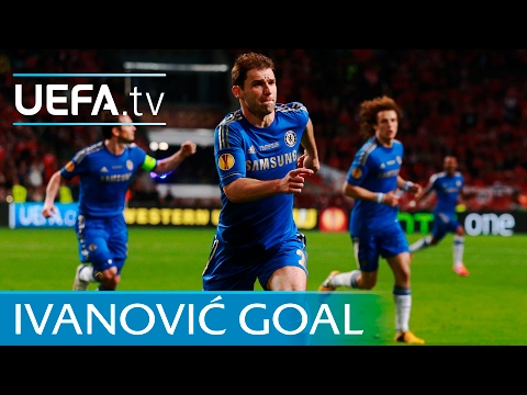 Branislav Ivanović - Chelsea v Benfica - UEFA Europa League winning goal