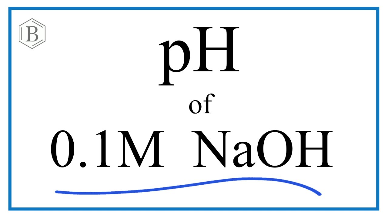 What is the pH of 50 sodium hydroxide? More REF