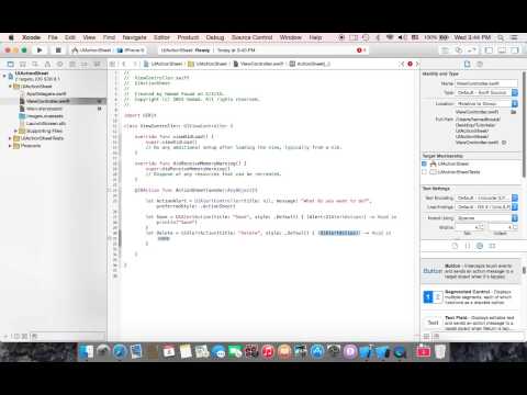 UIActionSheet - Swift
