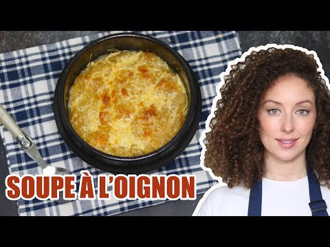 Soupe à l'oignon au gruyère gratinée