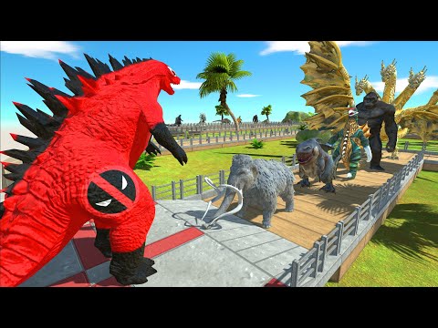 Deadpool Godzilla 2014 Oasis Death Run - ARBS