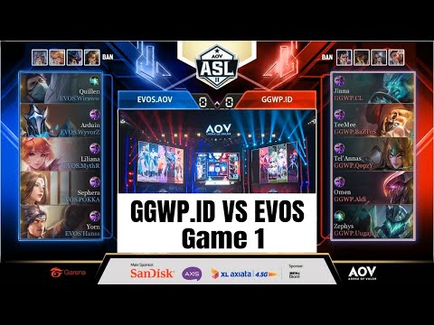 GGWP.ID VS EVOS Game 1 - Grand Final ASL Season 2 - Garena AOV (Arena of Valor)