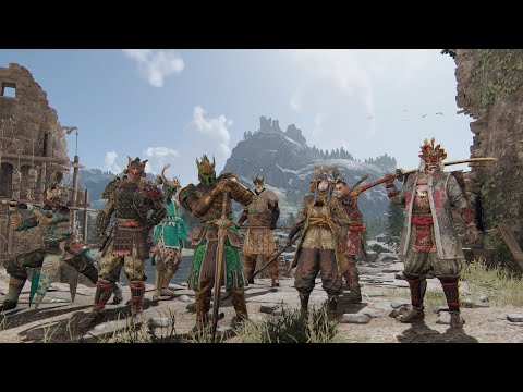 【Forhonor】Rep15 shaolin vs strongest nobushi　3games fullfight