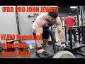 IFBB Pro John Jewett and Matt Jansen: 10weeks out NY pro: Back Workout and Refeed day