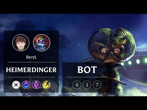 Heimerdinger Bot vs Lucian - KR Grandmaster Patch 9.3