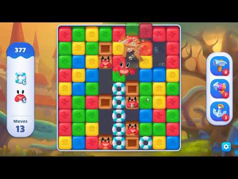 Fishdom Blast Level 377 - NO BOOSTERS GAMEPLAY 🐠 | SKILLGAMING ✔️