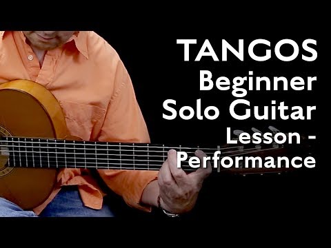 Beginner Flamenco Tangos Guitar Solo Lesson Performance