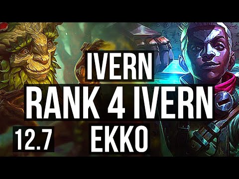 IVERN vs EKKO (JNG) | Rank 4 Ivern, 6/1/14, 2.7M mastery, 1300+ games | NA Grandmaster | 12.7
