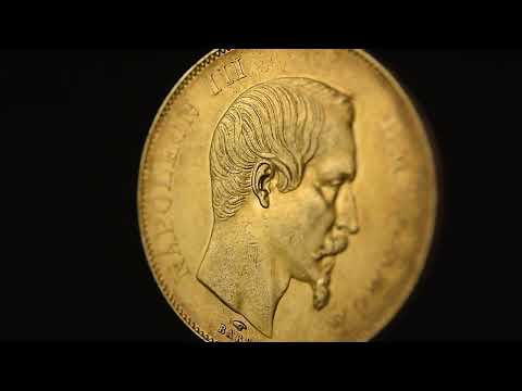Coin, France, Napoleon III, 50 Francs, 1857, Paris, EF(40-45), Gold, KM:785.1