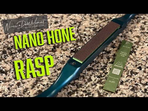 Nano Hone - Rasp - this prototype is available to you on this sneak peek diamond resin sharpener