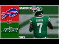 Bills Vs Jets Week 2 Simulation Madden 26 Rosters