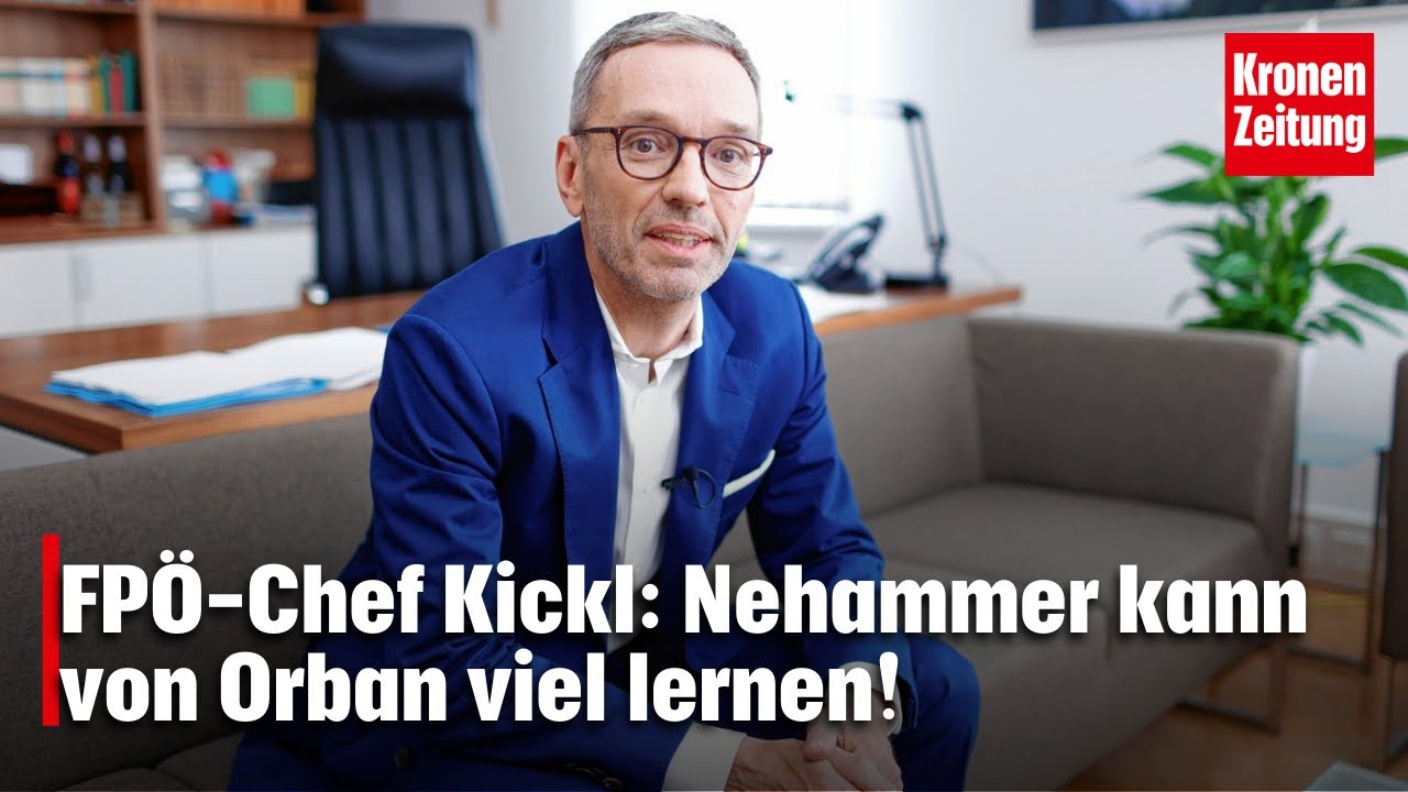Sommergespräch mit Kickl: „Nehammer kann von Orban viel lernen!“ | krone.tv KATIA WAGNER