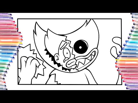 HUGGY WUGGY'S SAD ORIGIN STORY Coloring Pages / Tobu - Memory Lane [NCS Release]