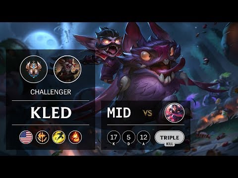 Kled Mid vs Irelia - NA Challenger Patch 9.15