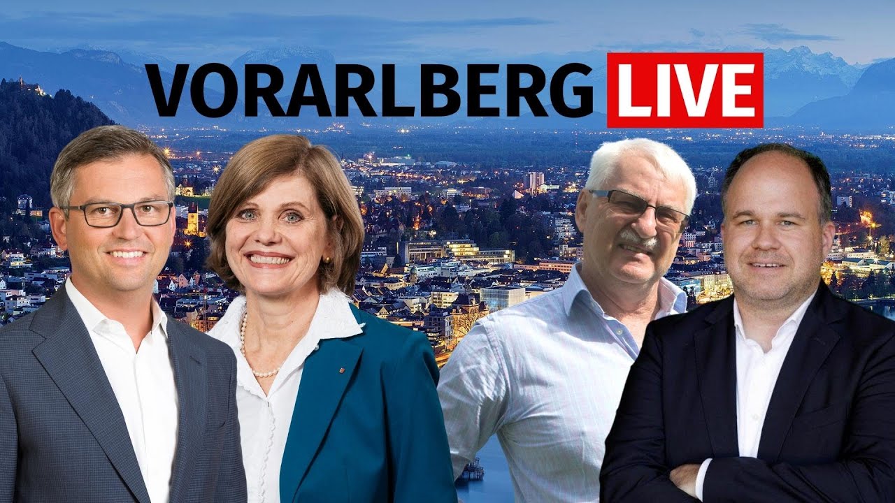 Vorarlberg LIVE mit Magnus Brunner, Barbara Schöbi-Fink und Günter Bischof