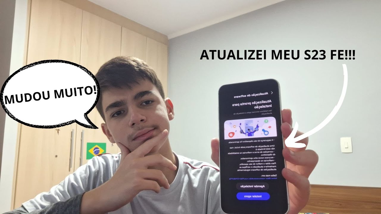 🚨ATUALIZEI MEU S23 FE PARA ONE UI 6.1.1! E AGORA?!