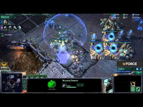 StarCraft 2 - [T] 3 Rax: Marine Marauder SCV All In  - Strategy