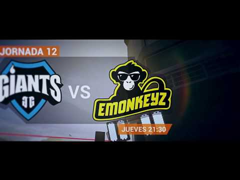 ¡eMonkeyz vs Giants MAÑANA a las 21:30!