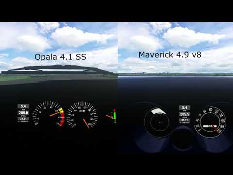 Opala SS vs Maverick 302 V8 0-100 | 0-150