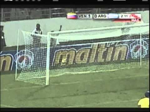 2009 (January 19) Venezuela 1 -Argentina 1 (Under 20 World Cup Qualfiier)