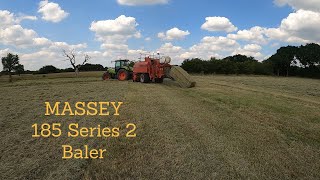 Massey 185 Baler In Action, New Toy Arrived