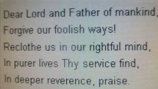 DEAR LORD & FATHER of  MANKIND COVER