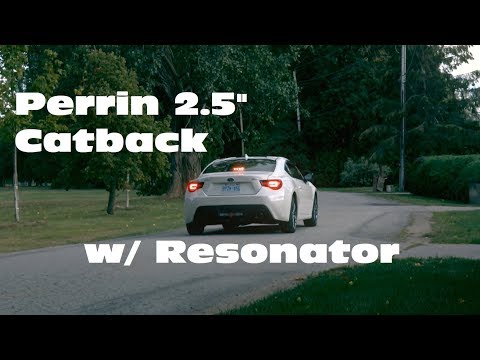 Perrin 2.5in Catback Exhaust Sytem BRZ/FRS