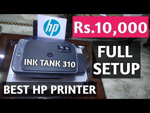 Hp Ink Tank 310 Printer Unboxing And Installation